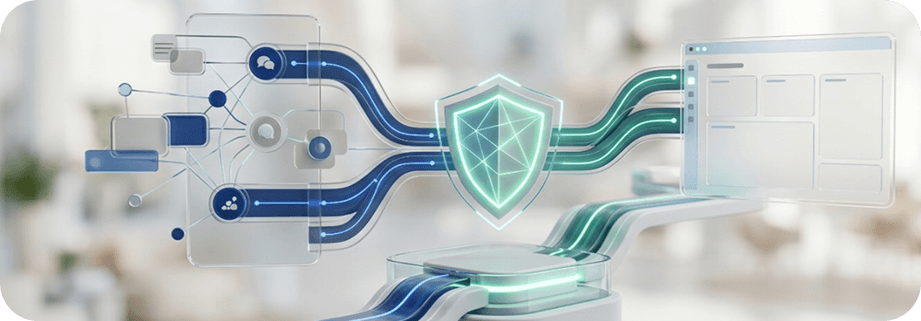 Microsoft solutions architecture and security workflow